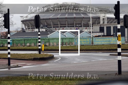 Amsterdam 13 maart 2021
Big Brother huis naast de Ajax Johan Cruijff arena