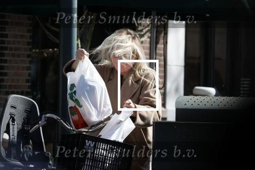 Amsterdam 29 maart 2021
Chantal Janzen doet boodschappen in Amsterdam zuid.