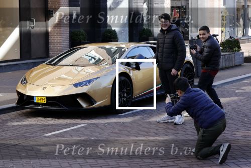 Amsterdam 19 maart 2021
De Lamborghini van Chahid ( Dutch Performante) op de pc hooftstraat