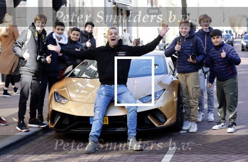 Amsterdam 19 maart 2021
De Lamborghini van Chahid ( Dutch Performante) op de pc hooftstraat