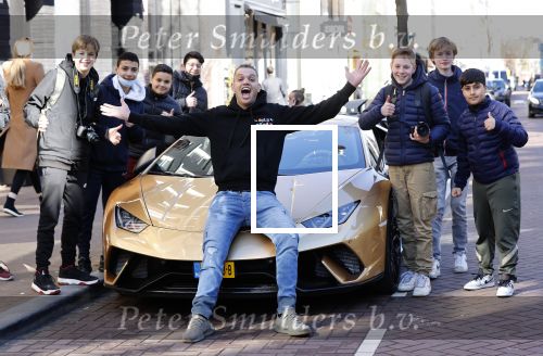 Amsterdam 19 maart 2021
De Lamborghini van Chahid ( Dutch Performante) op de pc hooftstraat