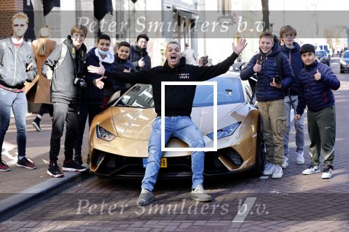 Amsterdam 19 maart 2021
De Lamborghini van Chahid ( Dutch Performante) op de pc hooftstraat