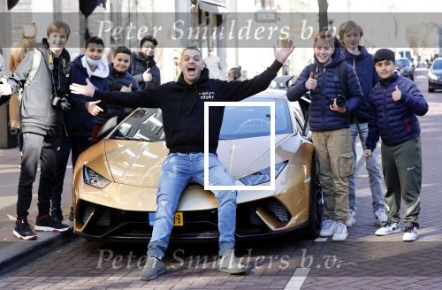 Amsterdam 19 maart 2021
De Lamborghini van Chahid ( Dutch Performante) op de pc hooftstraat