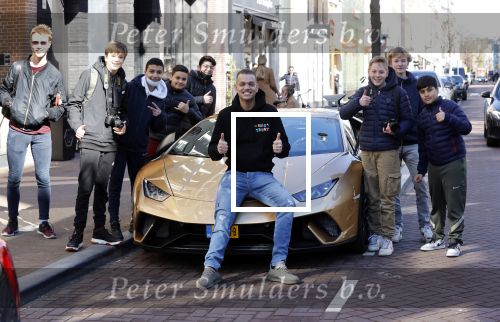 Amsterdam 19 maart 2021
De Lamborghini van Chahid ( Dutch Performante) op de pc hooftstraat