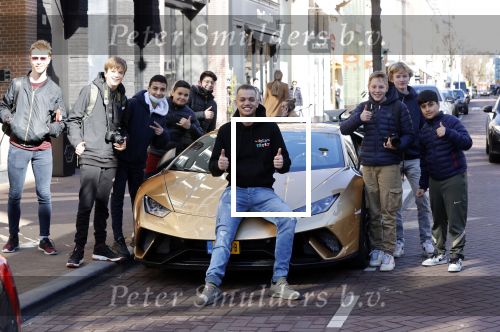 Amsterdam 19 maart 2021
De Lamborghini van Chahid ( Dutch Performante) op de pc hooftstraat