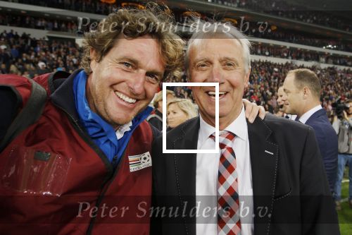 Eindhoven, 18 April 2015
Kampioenswedstrijd PSV-SC Heerenveen, eindstand 4-1
Edwin Smulders met PSV Coryfee Willy v d Kuijlen