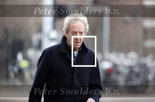 Amsterdam 16 maart 2021
Hans v Willigenburg onder paraplu in Amsterdam zuid.