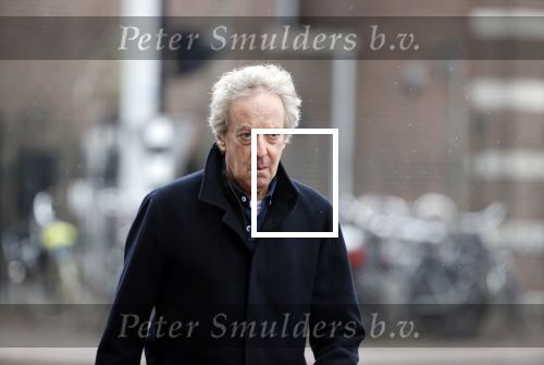 Amsterdam 16 maart 2021
Hans v Willigenburg onder paraplu in Amsterdam zuid.