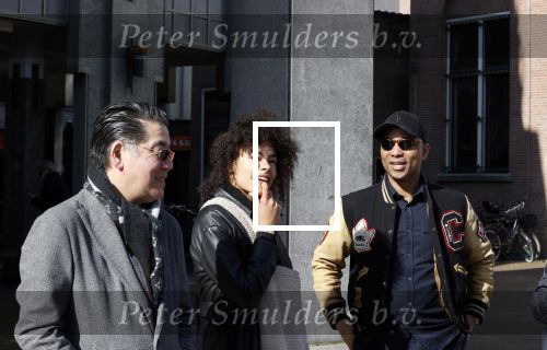 Amsterdam 26 maart 2021
Onthulling muurschildering van Judith de Leeuw bij het Leidse plein . Humberto Tan en Won Yip hebben gesponsord.