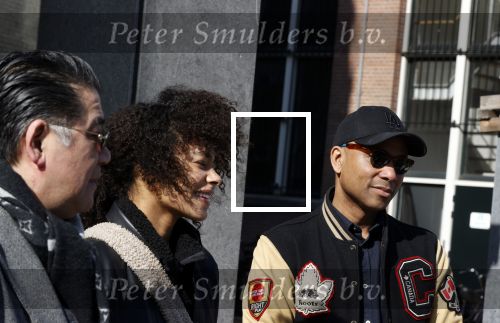 Amsterdam 26 maart 2021
Onthulling muurschildering van Judith de Leeuw bij het Leidse plein . Humberto Tan en Won Yip hebben gesponsord.