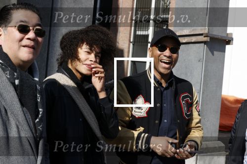 Amsterdam 26 maart 2021
Onthulling muurschildering van Judith de Leeuw bij het Leidse plein . Humberto Tan en Won Yip hebben gesponsord.