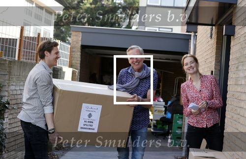 Noordwijk 31 maart 2021
Martien Meiland en Leroy Molkenboer  helpen mee met de verhuizing naar hun nieuwe huis