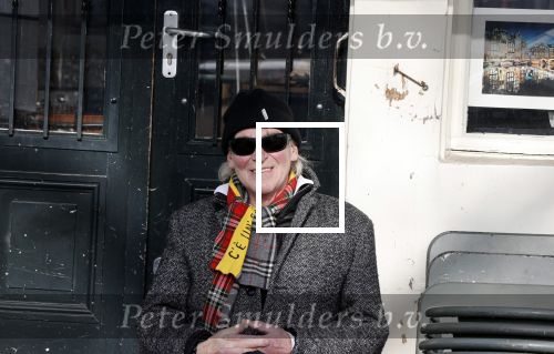 Amsterdam 26 maart 2021
Peter Faber op zijn vaste stek tijdens Corona bij cafe Kobalt