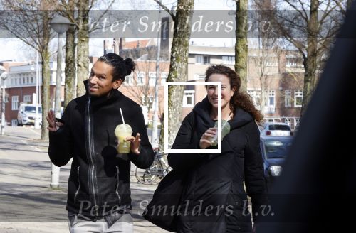 Amsterdam 29 maart 2021
Ryan Marciano met zijn vriendin Kim Sanders in Amsterdam zuid.
