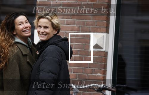 Amsterdam 16 maart 2021
Sjimmy Bruijninckx en Robine v d Meer  op straat in Amsterdam