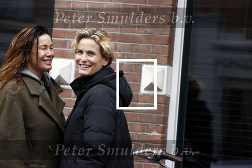 Amsterdam 16 maart 2021
Sjimmy Bruijninckx en Robine v d Meer  op straat in Amsterdam
