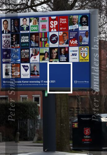 Amsterdam en Weesp 11 maart 2021
Regenboog  bij Arena en de verkiezingen 2021