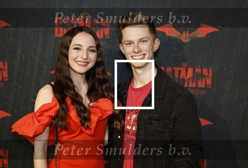 Amsterdam 28 februari 2022
Premiere Batman in Pathe Arena . Casper Feddema met Sara Dol