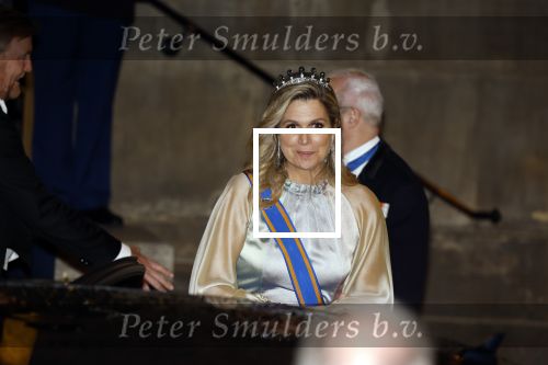 Amsterdam 5 april 2022
Koningin Maxima , Koning Willem Alexander en prinses Beatrix vertrekken na een staatsbanket met de president van India bij het Paleis op de Dam.