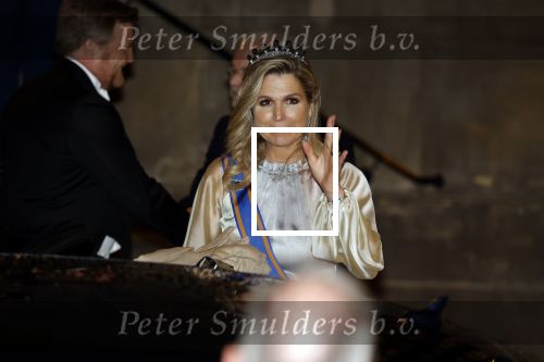Amsterdam 5 april 2022
Koningin Maxima , Koning Willem Alexander en prinses Beatrix vertrekken na een staatsbanket met de president van India bij het Paleis op de Dam.
