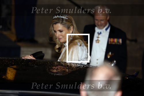 Amsterdam 5 april 2022
Koningin Maxima , Koning Willem Alexander en prinses Beatrix vertrekken na een staatsbanket met de president van India bij het Paleis op de Dam.