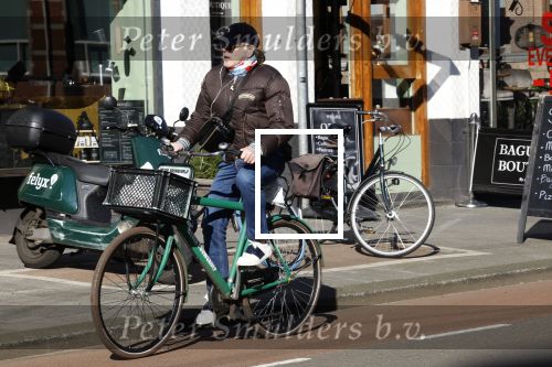 Amsterdam 7 maart 2022
Marc Marie Huybregts op de fiets in Amsterdam zuid.