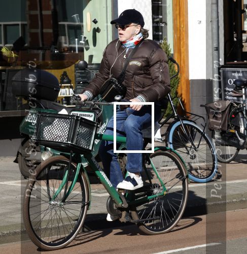 Amsterdam 7 maart 2022
Marc Marie Huybregts op de fiets in Amsterdam zuid.