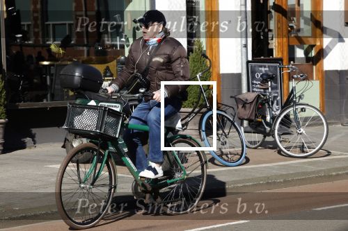 Amsterdam 7 maart 2022
Marc Marie Huybregts op de fiets in Amsterdam zuid.
