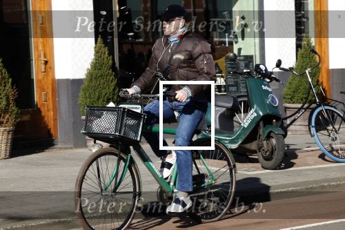 Amsterdam 7 maart 2022
Marc Marie Huybregts op de fiets in Amsterdam zuid.