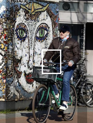 Amsterdam 7 maart 2022
Marc Marie Huybregts op de fiets in Amsterdam zuid.