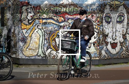 Amsterdam 7 maart 2022
Marc Marie Huybregts op de fiets in Amsterdam zuid.