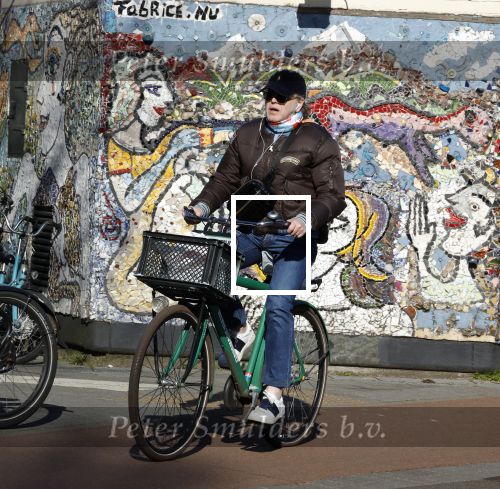 Amsterdam 7 maart 2022
Marc Marie Huybregts op de fiets in Amsterdam zuid.