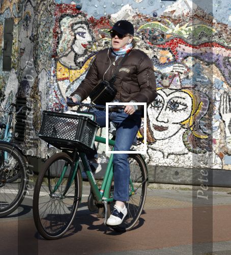 Amsterdam 7 maart 2022
Marc Marie Huybregts op de fiets in Amsterdam zuid.