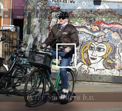 Amsterdam 7 maart 2022
Marc Marie Huybregts op de fiets in Amsterdam zuid.