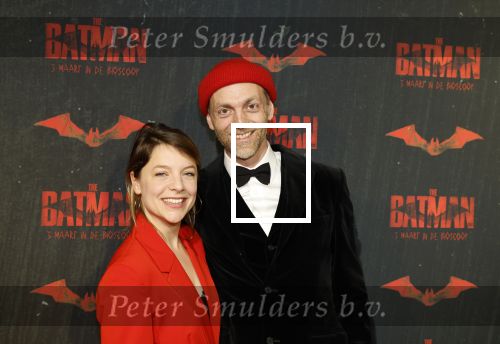 Amsterdam 28 februari 2022
Premiere Batman in Pathe Arena . Sarah Bannier met een vriend