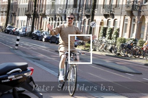 Amsterdam 10 maart 2022
Selwyn Senatori op zijn fiets in Amsterdam zuid