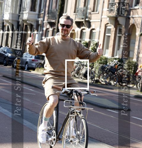 Amsterdam 10 maart 2022
Selwyn Senatori op zijn fiets in Amsterdam zuid