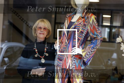 Amsterdam 31 maart 2022
Sheila de Vries in haar salon . Sheila heeft komende week haar 100e show.