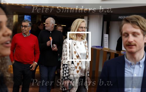 Amsterdam 3 april 2022
Sigrid Kaag en haar man Anis al-Qaq samen bij premiere Nationaal Ballet in de stopera.