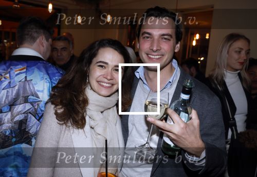 Amsterdam 4 maart 2022
Boekpresentatie Thierry Baudet in restaurant Barpiazzo  op museumplein . Davide zijn vrouw was natuurlijk aanwezig