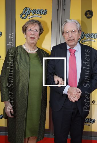 Amsterdam 3 april 2023
Premiere Grease in het DeLaMar theater.
Annemarie Jorritsma met man