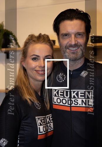 Tilburg, 19 April 2023
Voorstelling wielerploeg Keukenloods
Bas Muijs en Sabine Vas Nunes