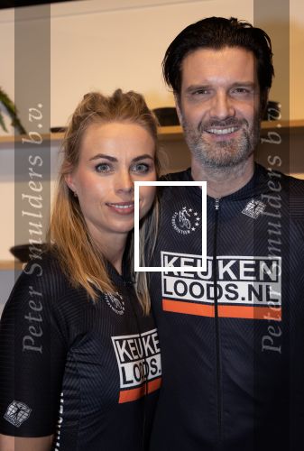Tilburg, 19 April 2023
Voorstelling wielerploeg Keukenloods
Bas Muijs en Sabine Vas Nunes