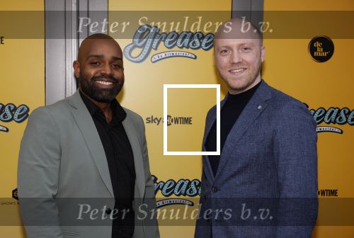 Amsterdam 3 april 2023
Premiere Grease in het DeLaMar theater.
Bram Verhaak en partner Guillermo Lansman