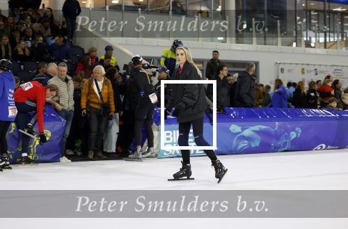 Heerenveen 19 maart 2023
De hollandse 100 in Thialf.  Naomi v d Zwaan en Cheeru Mampaey