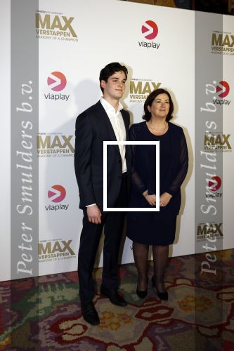 Amsterdam 29 maart 2023
Premiere Docu Max Verstappen in Tuschinski  die uitgezonden gaat worden op Viaplay.
Conny Helder met haar zoon