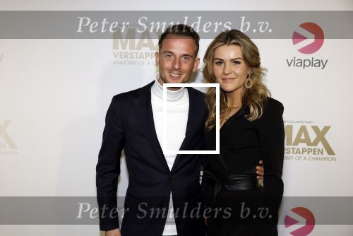 Amsterdam 29 maart 2023
Premiere Docu Max Verstappen in Tuschinski  die uitgezonden gaat worden op Viaplay.
Dave Blom en zijn vriendin Tessa Helmink