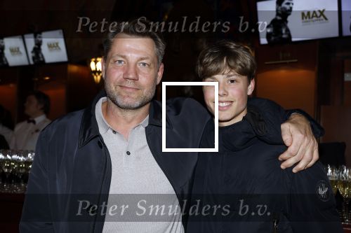 Amsterdam 29 maart 2023
Premiere Docu Max Verstappen in Tuschinski  die uitgezonden gaat worden op Viaplay.
Dennis v d Geest met zijn zoon