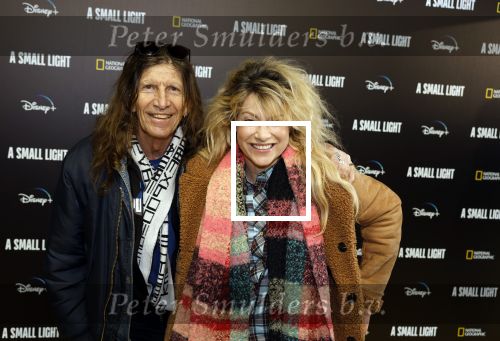 Amsterdam 17 april  2023
Premiere a small light in Tuschinski.
Ellen ten Damme met een vriend