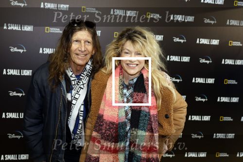 Amsterdam 17 april  2023
Premiere a small light in Tuschinski.
Ellen ten Damme met een vriend